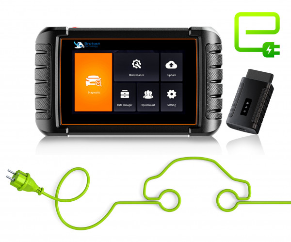 PROFI KFZ OBD2 Diagnose Gerät, Benziner, Diesel und E-Autos