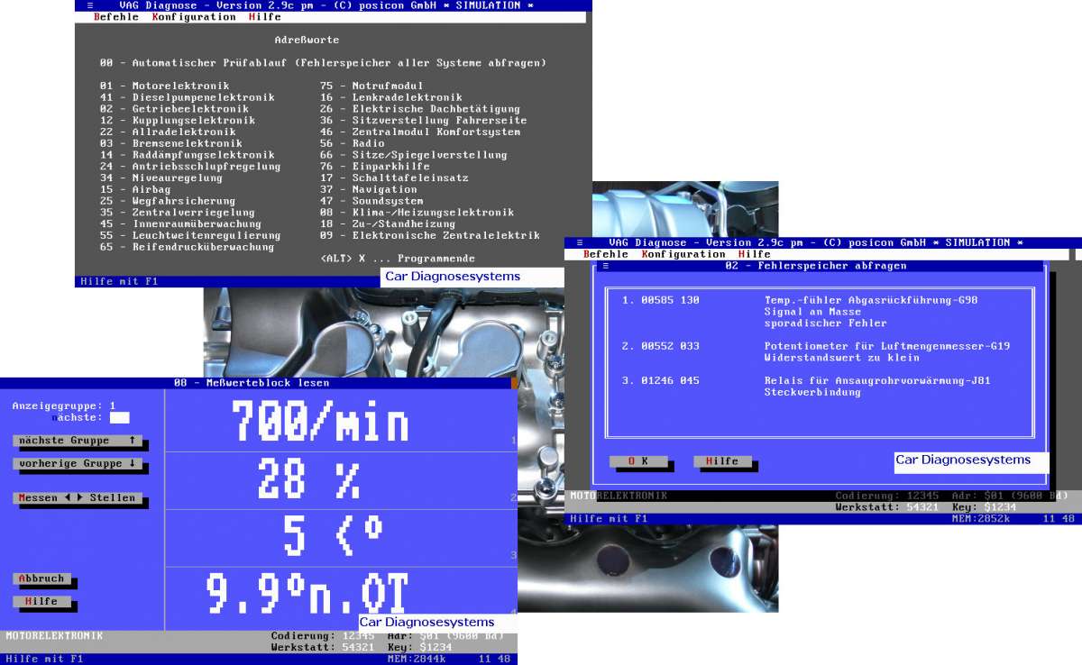 KFZ Diagnose Software für VAG, VollVersion Ausführung. TOPPreis! Komplett Diagnose Gerät im